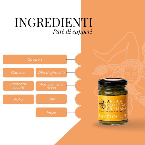 Paté de alcaparra Siciliana