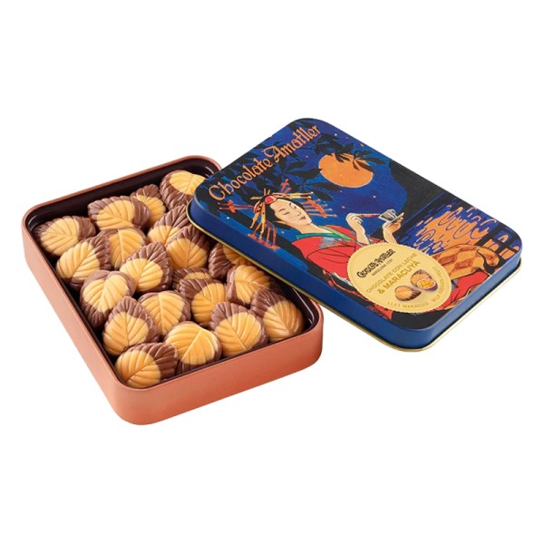 Bombones de chocolate con leche y Maracuyá Amatller