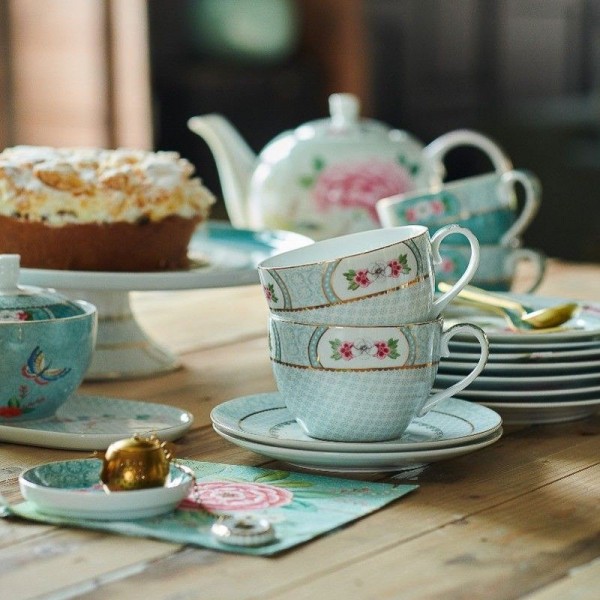 Platito para bolsa de té Blushing Birds