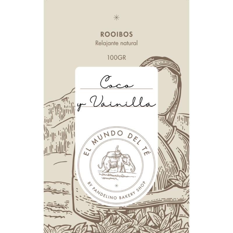 Rooibos Coco, Dátil, Vainilla Pandelino