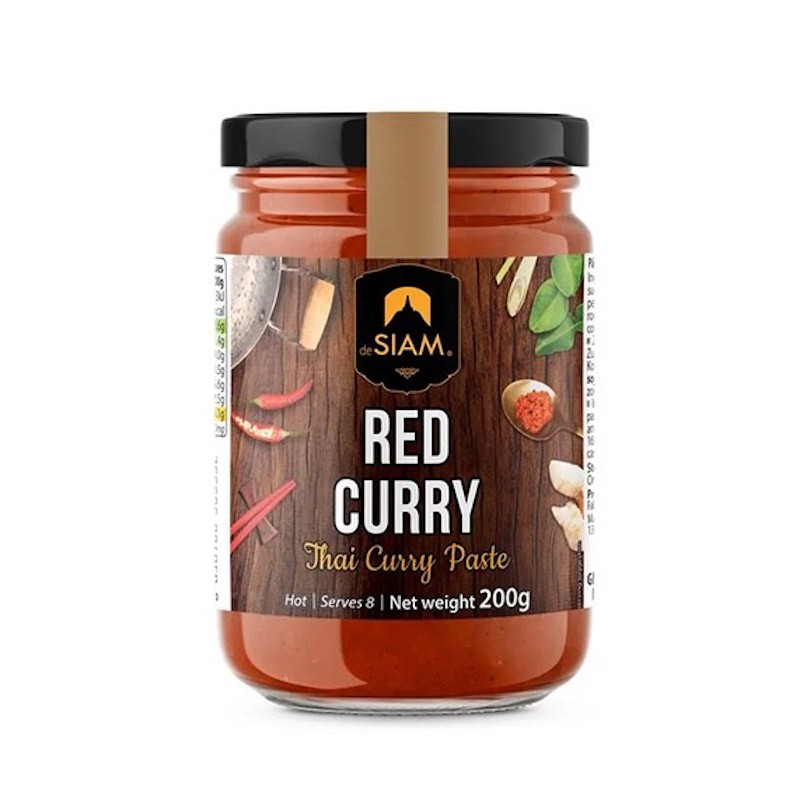 Frasco Pasta de Curry rojo picante Siam