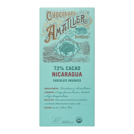 Tableta de Chocolate 72% Nicaragua Amatller