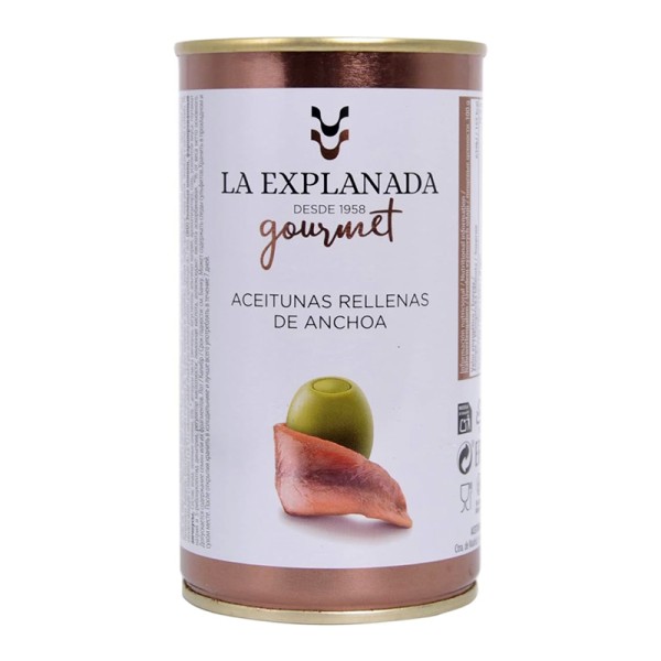 Aceitunas rellenas de anchoas La Explanada