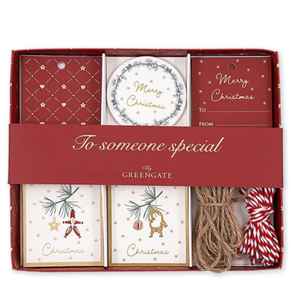 Caja de etiquetas regalo Juana