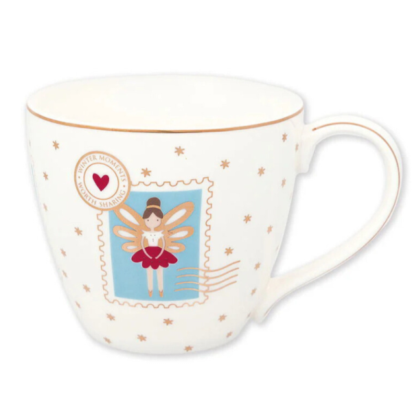 Taza Mug Cindarella Xmas white