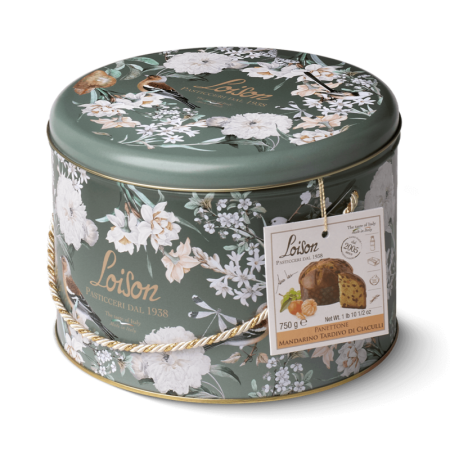 Panettone con mandarina Loison en lata