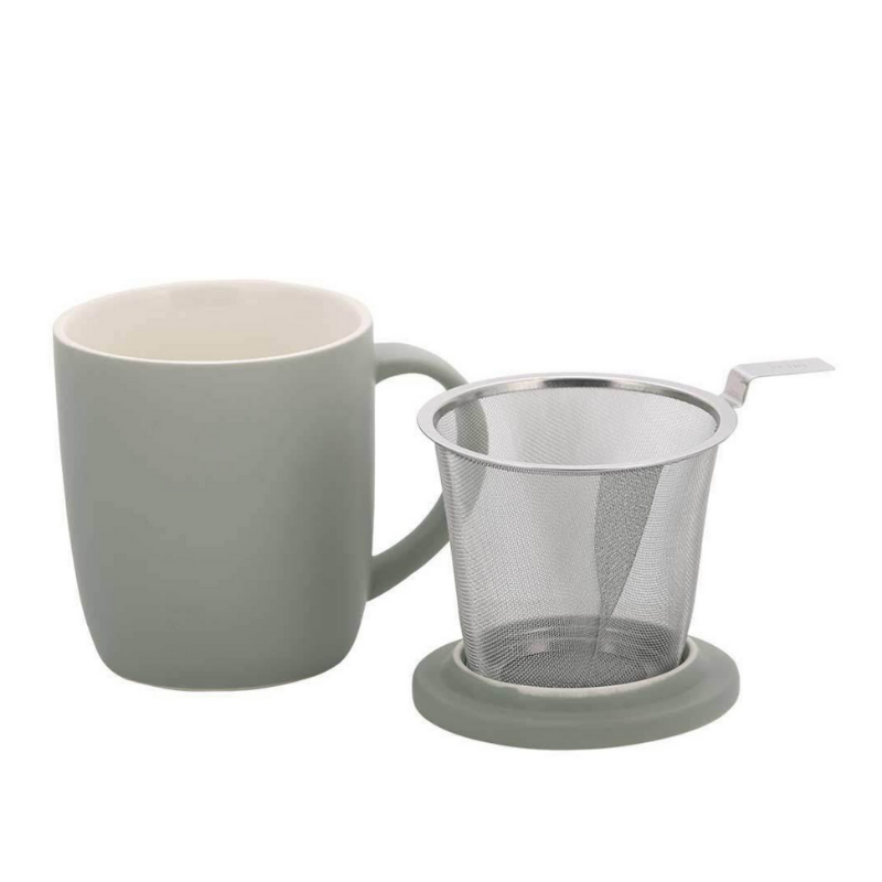 Taza Mug con filtro verde