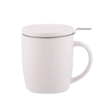 Taza Mug con filtro blanca