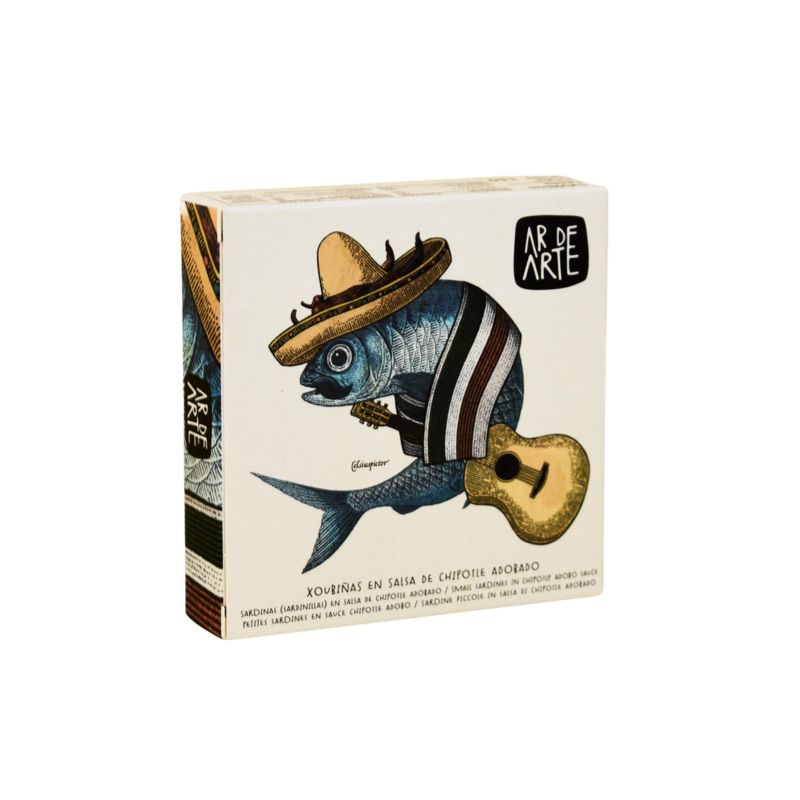 Xoubiñas en salsa de chipotle adobado Ar de Arte