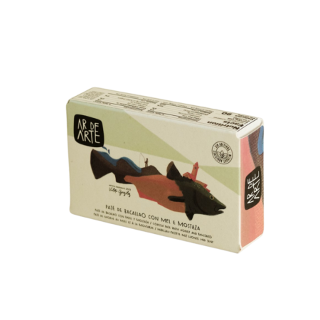 Paté gourmet de bacalao con miel y mostaza Ar de Arte