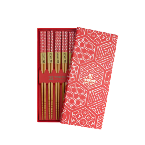 Palillos chinos Red multi pattern