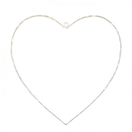 Corazón luminoso 50 leds 30 cm