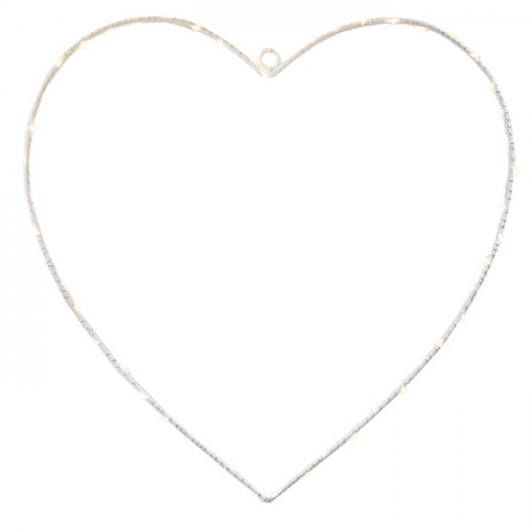 Corazón luminoso 50 leds 50 cm