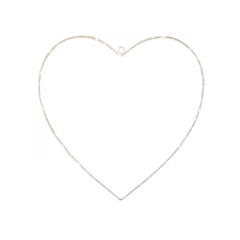 Corazón luminoso 50 leds 50 cm
