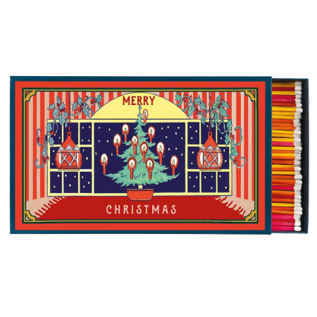 Cerillas gigantes Xmas window