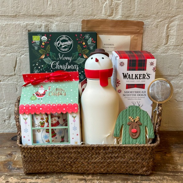 Cesta Mi Muñeco de Nieve