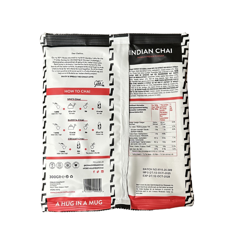 Indian Chai Latte Chalo Masala