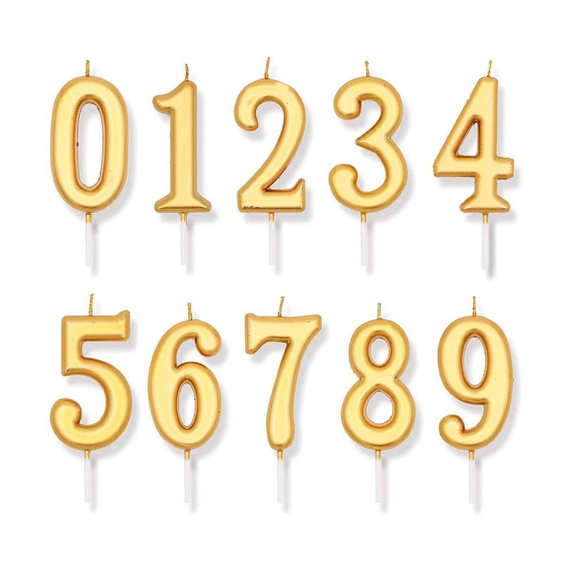 Velas número de cumpleaños