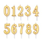 Velas número de cumpleaños