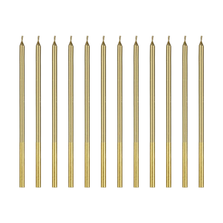 Velas de cumpleaños oro