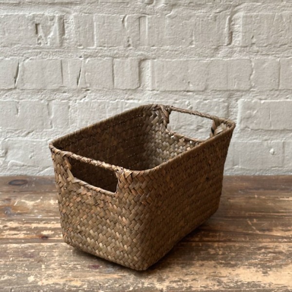 Panera rectangular marron asas S