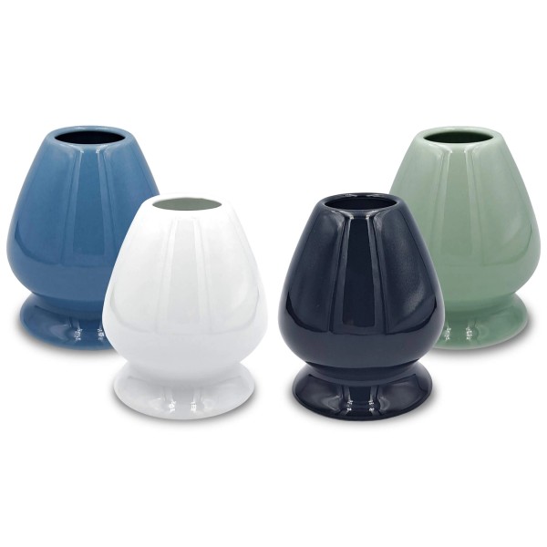 Soporte para escobilla matcha de porcelana