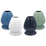 Soporte para escobilla matcha de porcelana