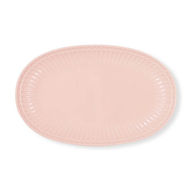 Plato oval rosa Alice