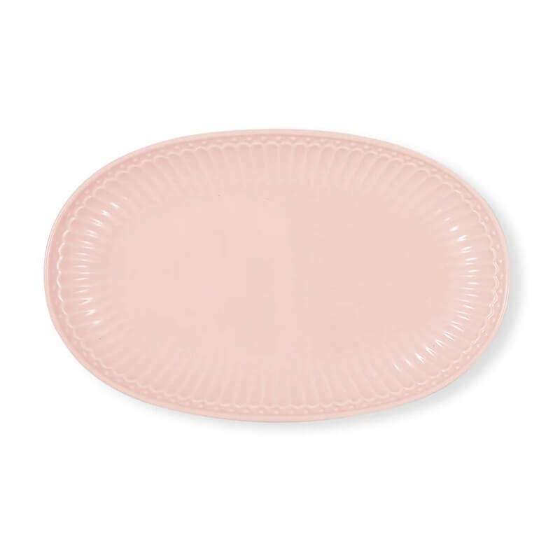 Plato oval rosa Alice