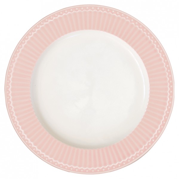 Plato de merienda rosa Alice