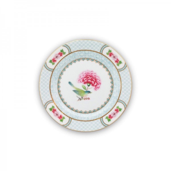 Plato blanco Blushing Birds 17 cm