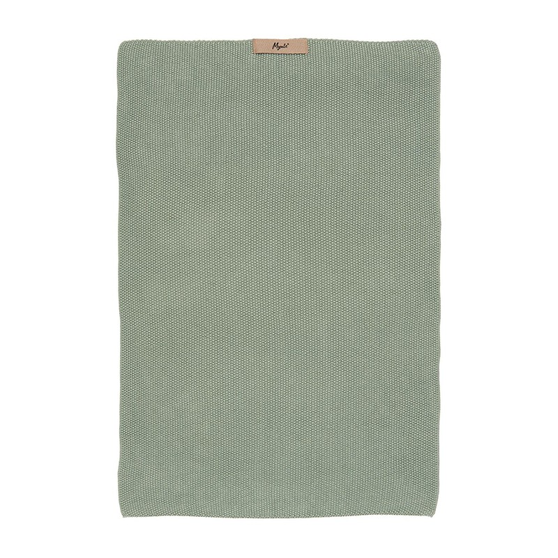 Paño de cocina de punto Mynte dusty green