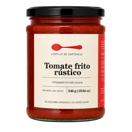 Salsa de tomate frito rústico Sarteneja