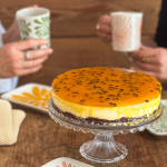 Tarta del Mes de Julio Maracuyá y Brownie