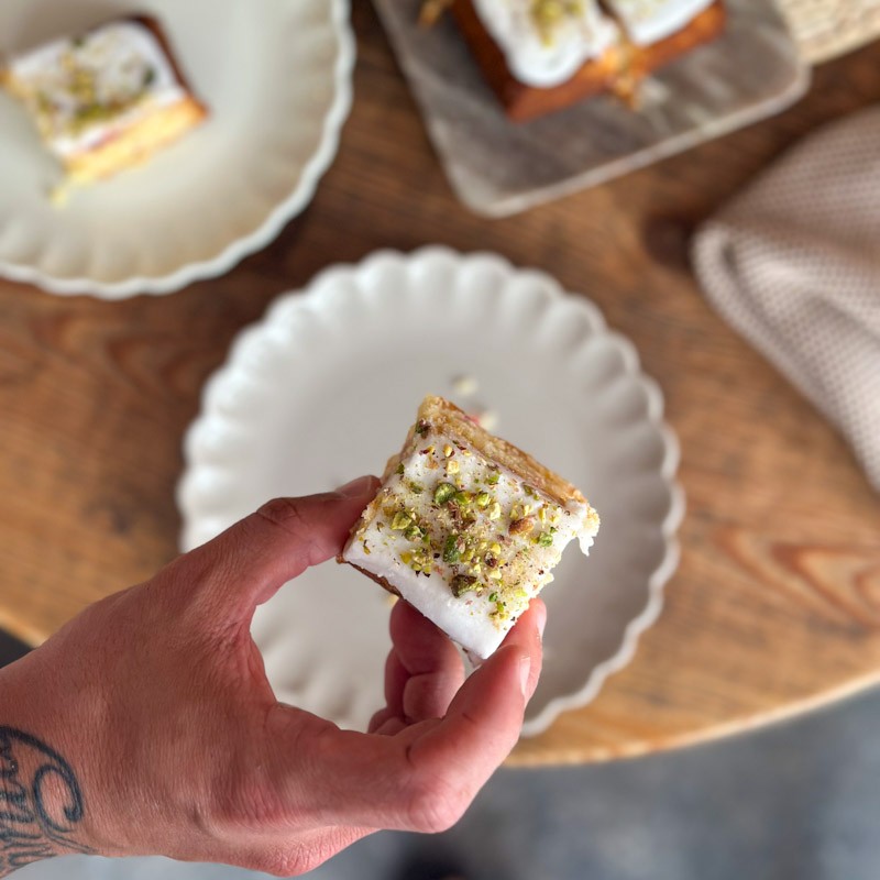 Tarta del Mes de Agosto Brownie de Limón