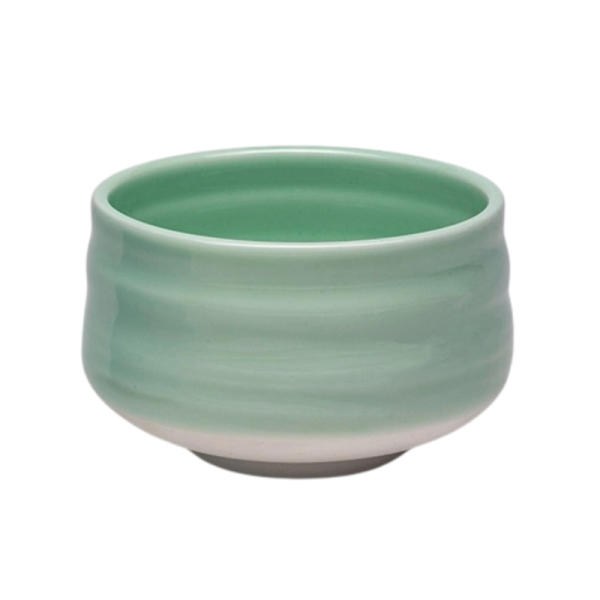 Cuenco verde para té Matcha