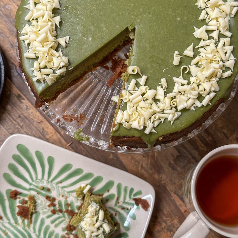 Tarta del Mes de Septiembre Cheesecake de Matcha