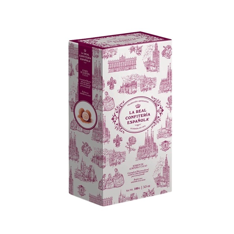 Bombón de Almendra Caramelizada La Real Hispania