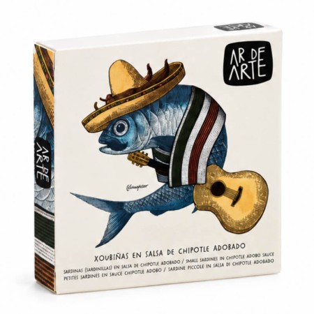 Xoubiñas en salsa de chipotle adobado Ar de Arte