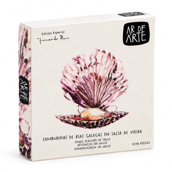 Zamburiñas en salsa de vieira Ar de Arte