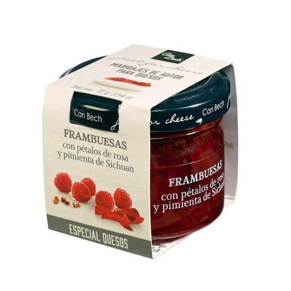 Maridaje para quesos de frambuesas Can Bech