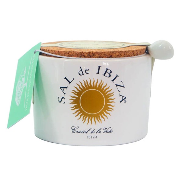 Sal Flor de Ibiza Cerámica Isla Blanca