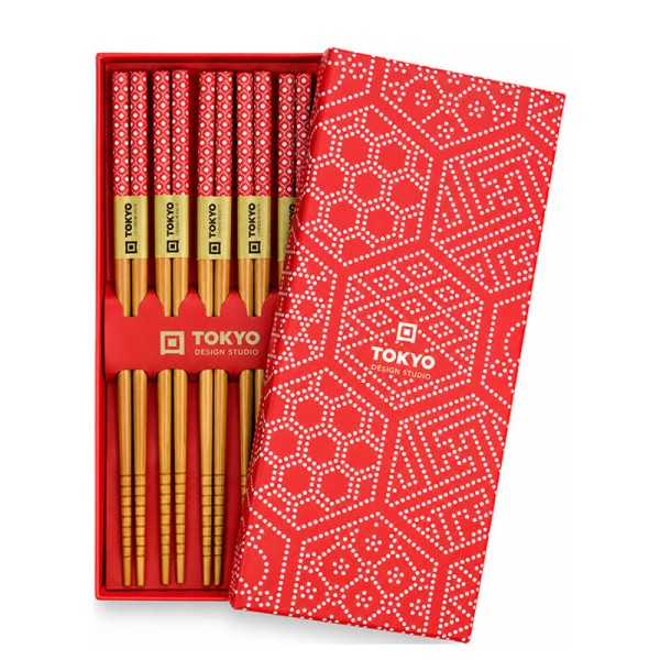 Palillos chinos Red multi pattern