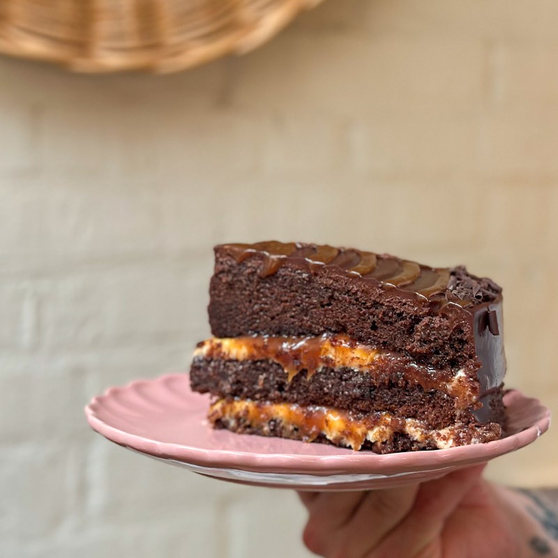 Tarta del Mes de Octubre Chocolate, Brigadeiro y Caramelo Salado