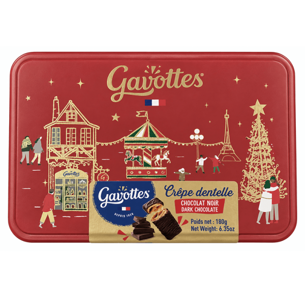 Crêpe Dentelle Gavottes Lata Edición Navidad