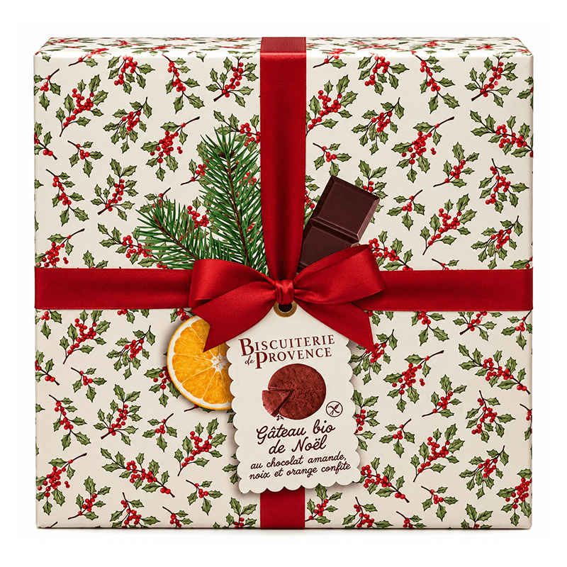 Torta de Navidad ecológica Biscuterie Organic