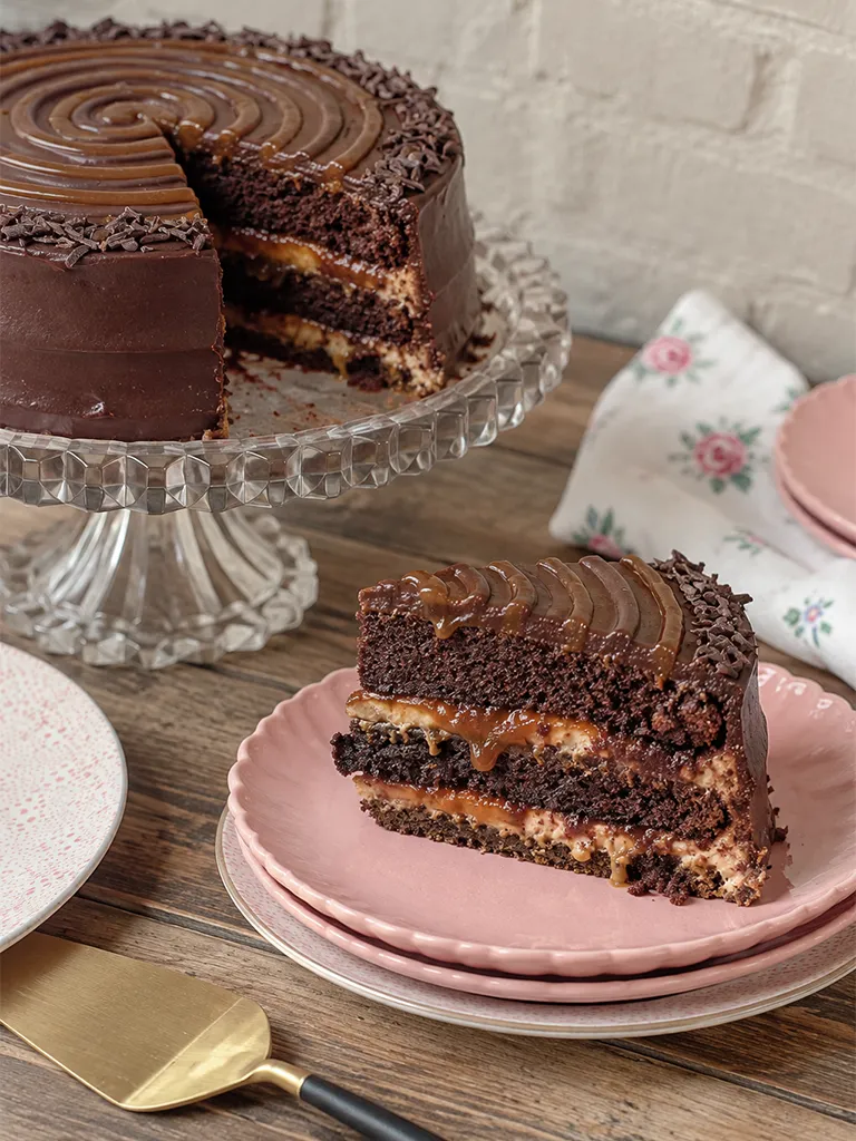 Tarta de Chocolate, Brigadeiro y Caramelo salado