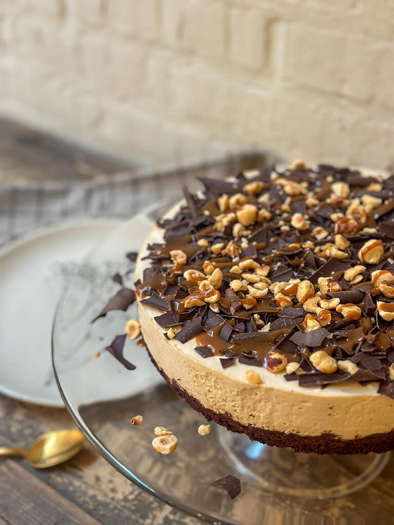 Tarta mousse de café